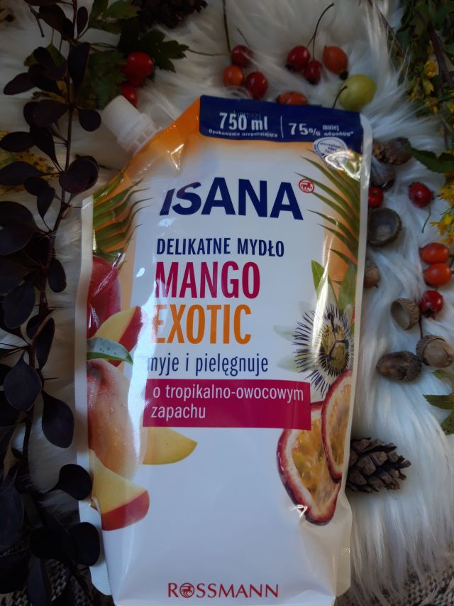 Isana Mydło do rąk w płynie, Mango Exotic