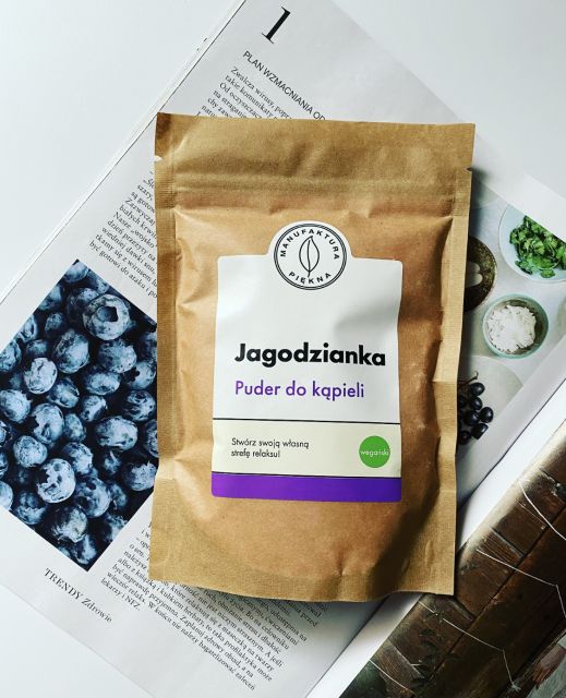 Marba Cosmetics Manufaktura Piękna, Puder do kąpieli, Jagodzianka