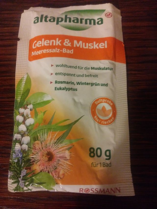 Altapharma Sól do kąpieli, Morska, Z olejkami eterycznymi