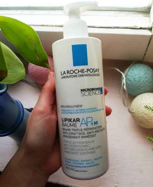La Roche Posay Lipikar Baume, AP + M, Balsam do ciała, Regenerujący, O potrójnym działaniu przeciw swędzeniu, przeciw nawracającej suchości