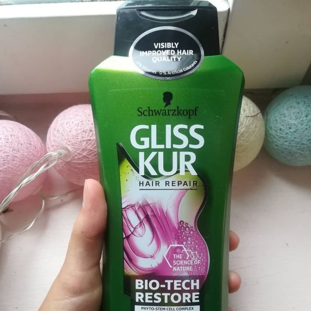 Schwarzkopf GLISS KUR Bio-Tech Restore szampon do włosów delikatnych i podatnych na zniszczenia