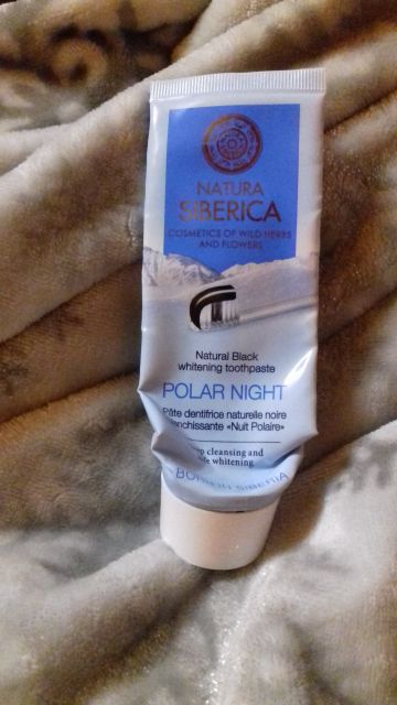 Natura Siberica Pasta do zębów, Czarna, Naturalnie wybielająca, Noc Polarna