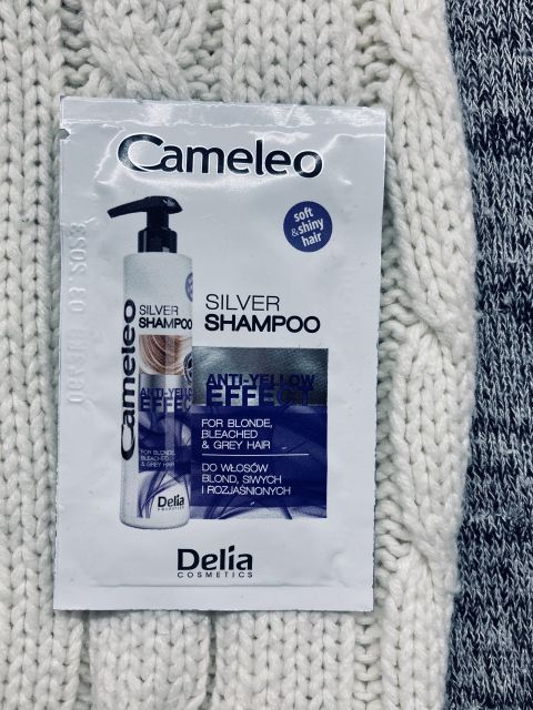 Delia Cameleo, Szampon do włosow, Silver shampoo, Anti-Yellow Effect, Do włosów blond, siwych i rozjaśnionych