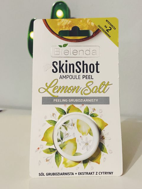 Peeling gruboziarnisty bielenda skin shot lemon salt