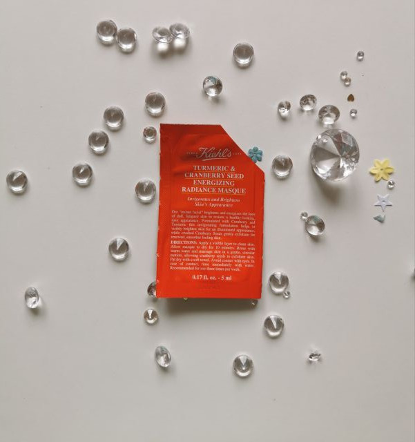 Kiehl's Turmeric & Cranberry Seed, Energizing Radiance Masque, Maska do twarzy, Z wyciągiem z kurkumy i nasionami żurawiny 