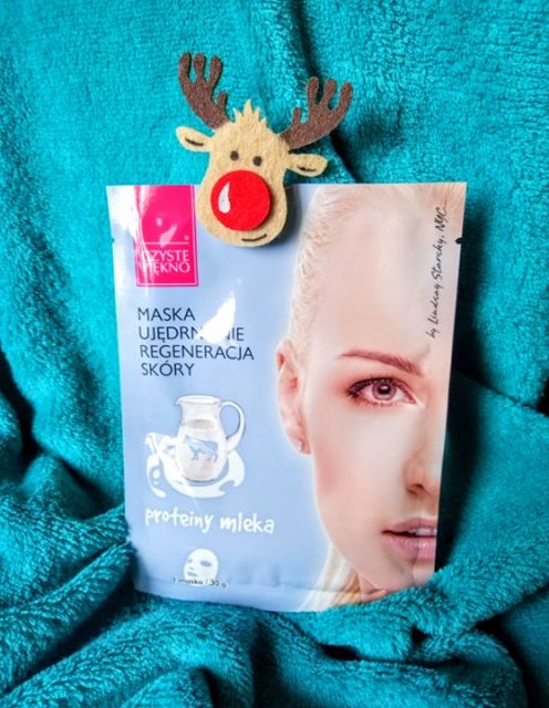Estetica Czyste Piękno, Maseczka do twarzy w płacie, Ujędrnienie, Regeneracja skóry, Proteiny mleka
