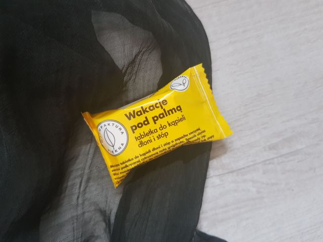 Marba Cosmetics Manufaktura Piękna, Tabletka do kąpieli dłoni i stóp, Wakacje pod palmą