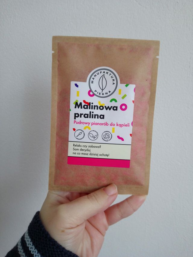 Pudrowy pianorób Malinowa Pralina 