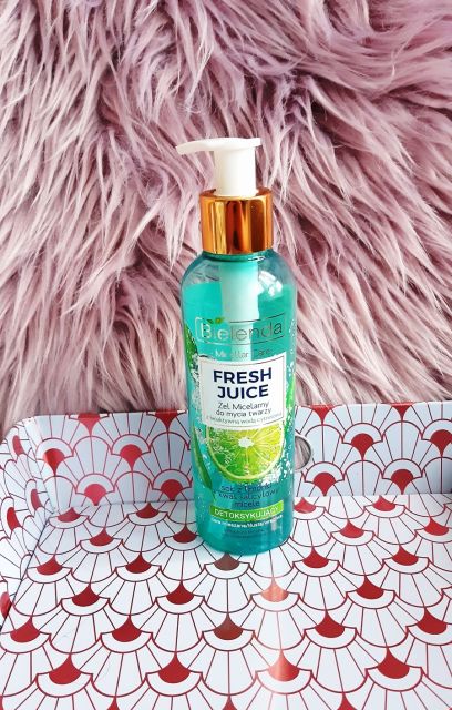 Bielenda Fresh Juice, Żel micelarny do twarzy, Detoksykujący, Sok z limonki i kwas salicylowy