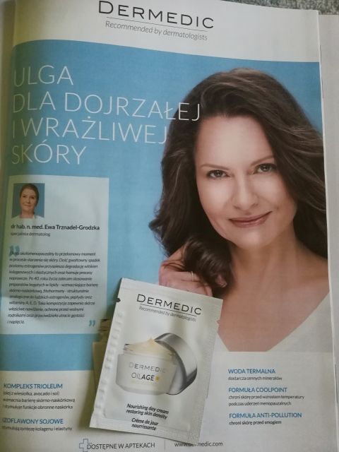 Dermedic Krem do twarzy, Odżywczy, Przywracający gęstość skóry, Na dzień