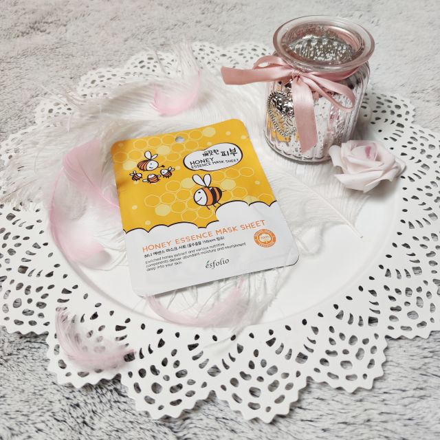 ésfolio Maska do twarzy w płacie, Honey Essence Mask