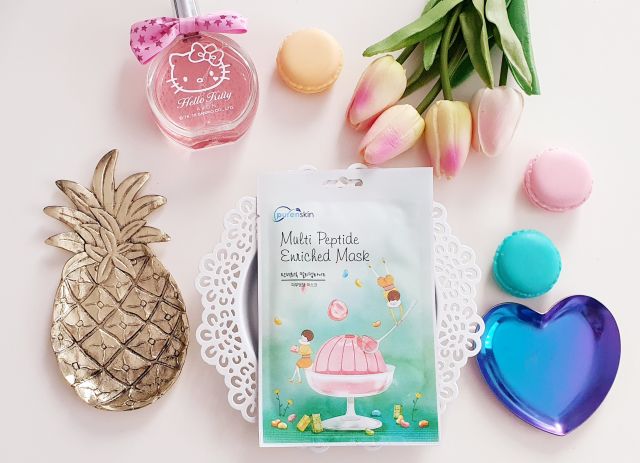 Purenskin Maska do twarzy w płacie, Multi Peptide Enriched Mask