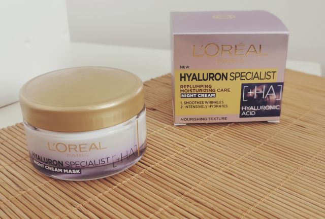 L'Oréal Hyaluron Specialist +HA, Krem do twarzy, Na noc