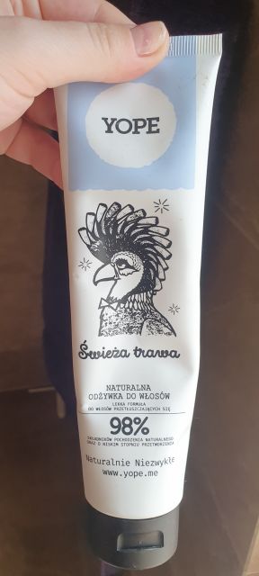YOPE Odżywka do włosów, Świeża trawa, Włosy przetłuszczające się