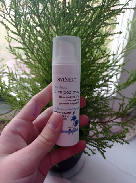 Sylveco Krem pod oczy, Łagodzący, Chaber, Bławatek, Świetlik łąkowy, Brzoza biała