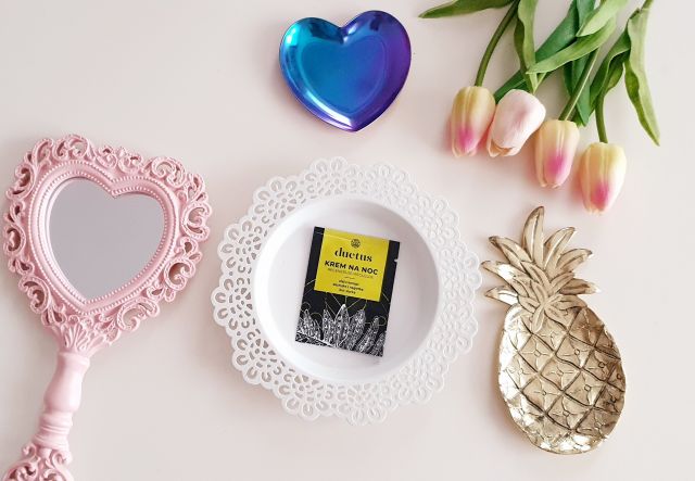 Sylveco Duetus, Krem do twarzy, Na noc, Regeneruje + Reguluje, Olej z konopi