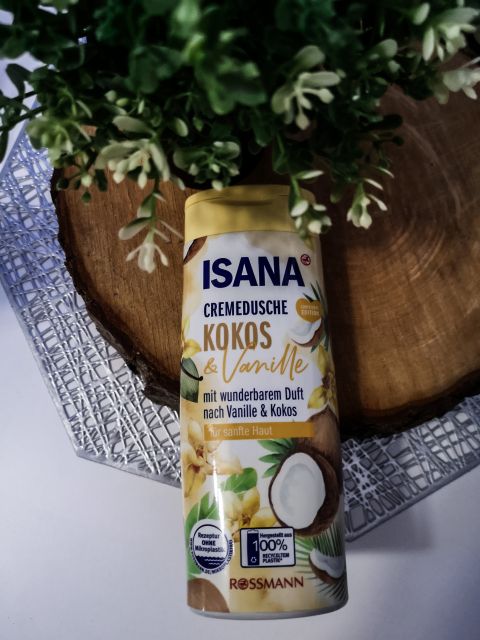 Isana Kremowy żel pod prysznic Kokos & Vanilla