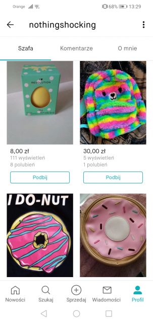 Pokaż swój profil na Vinted