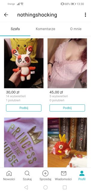 Pokaż swój profil na Vinted