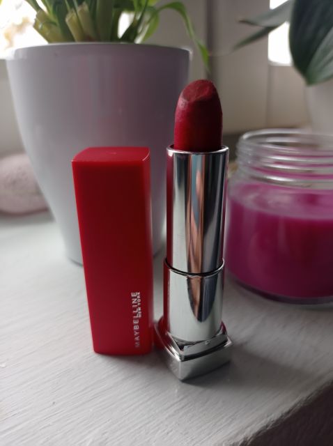 Maybelline Color Sensational Matte, Szminka do ust, nr 382 Red For Me