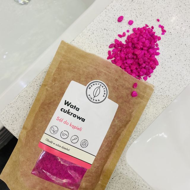 Marba Cosmetics Manufaktura Piękna, Sól do kąpieli, Wata Cukrowa