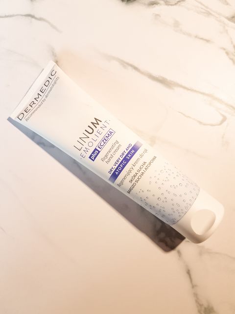 Dermedic Linum Emolient, Plus Eczema, Krem do rąk, Regenerujący, Skóra sucha, bardzo sucha i atopowa