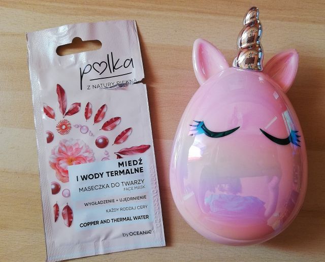 Polka Maseczka do twarzy, Wygładzenie + Ujędrnienie, Miedź i wody termalne