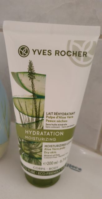 Yves Rocher Mleczko do ciała, Nawilżające, Z aloesem, Hydration