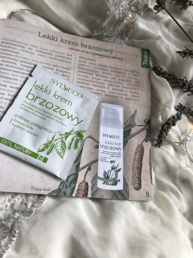 Sylveco Krem do twarzy, Lekki, Brzozowy