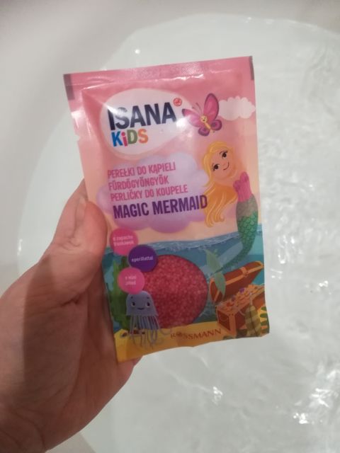 Isana Kids, Perełki do kąpieli, Truskawka