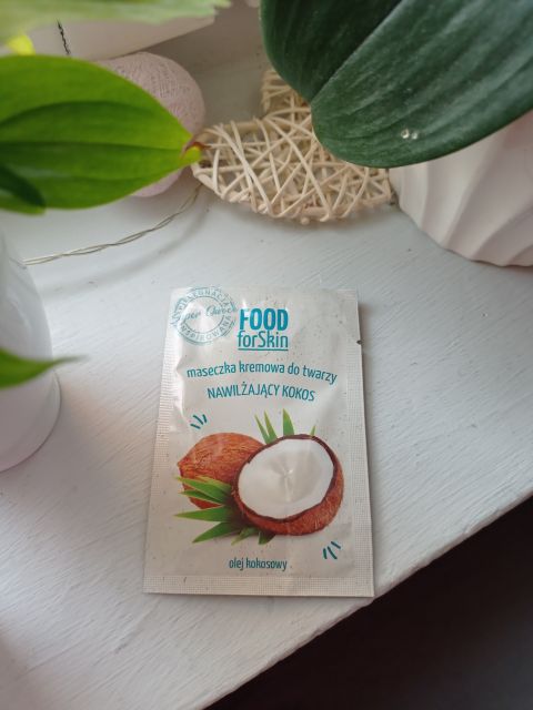 Food forSkin Maseczka do twarzy, Kremowa, Nawilżająca, Kokos