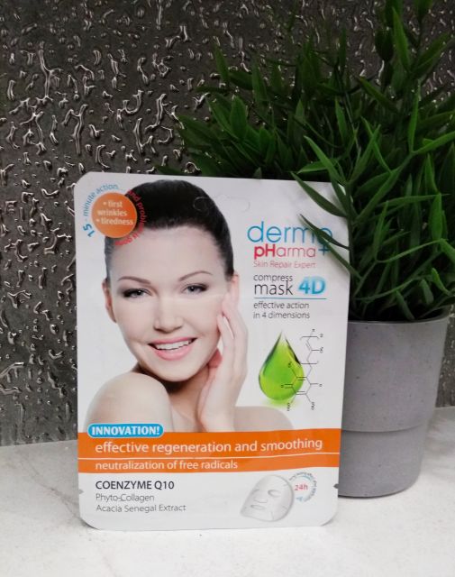 Dermo Pharma Skin Repair Expert, Maska kompres 4D, Ujędrnienie i odmłodzenie