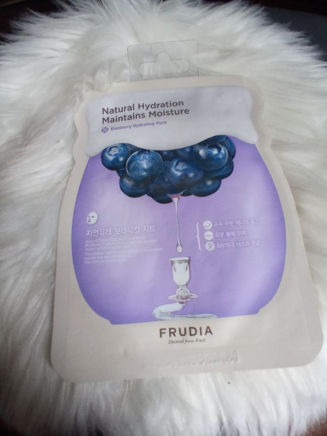 Frudia Maska do twarzy w płacie, Blueberry Hydrating Mask
