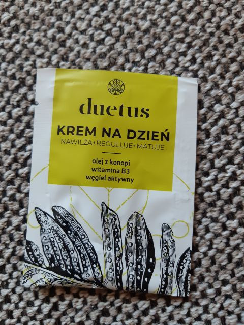 Sylveco Duetus, Krem do twarzy, Na dzień, Nawilża + Reguluje + Matuje, Olej z konopi