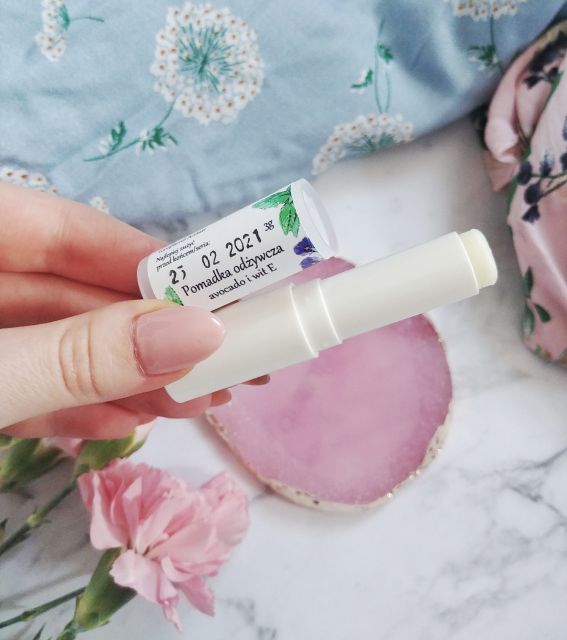 Natural Secrets Pomadka do Ust, Odżywcza, Awokado i Witamina E