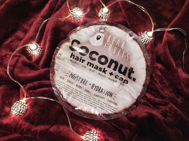 Maska z czepkiem coconut bear fruits