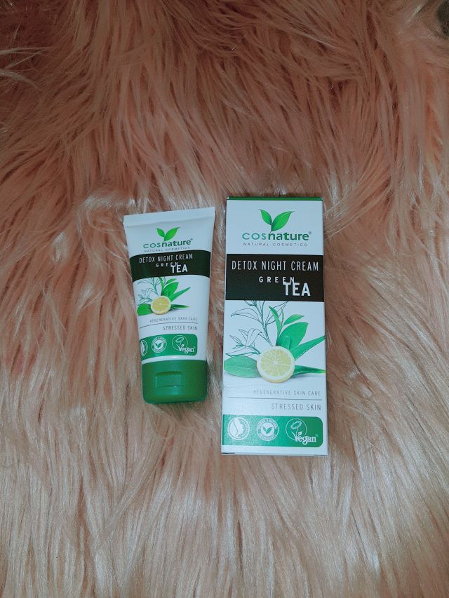 Cosnature Krem do twarzy, Na noc, Detox, Zielona herbata