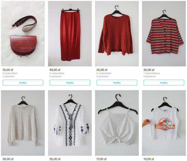 Pokaż swój profil na Vinted