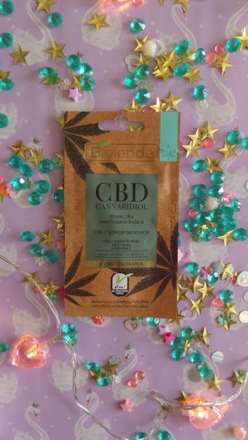 Bielenda CBD, Cannabidiol, Maseczka do twarzy, Nawilżająco-kojąca