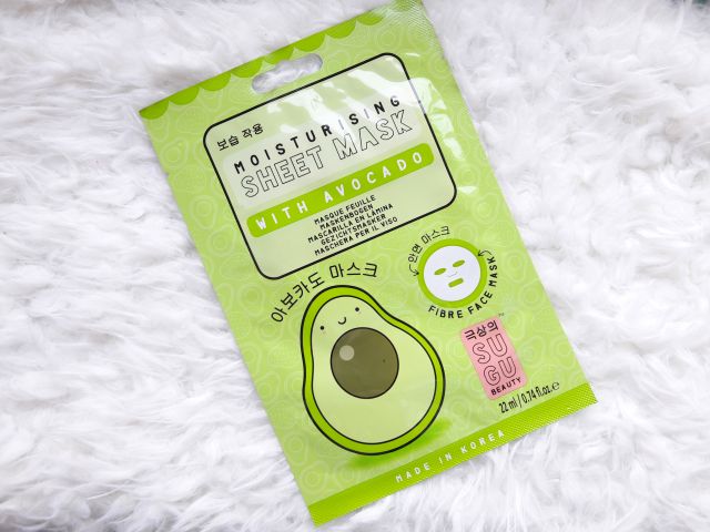 Sugu Maska do twarzy w płacie, Moisturising with Avocado