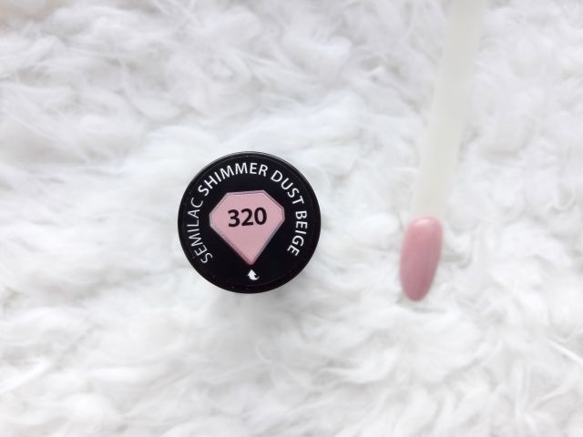 Semilac Lakier hybrydowy, Shimmer Dust, 320 Beige
