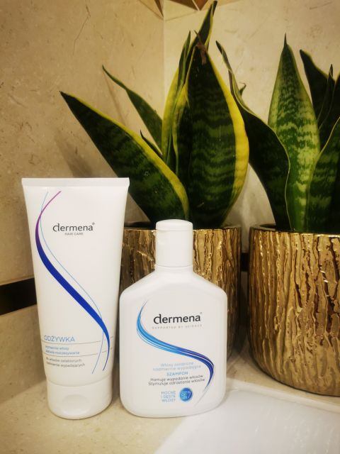 Dermena szampon i odżywka do włosów nadmiernie wypadających 