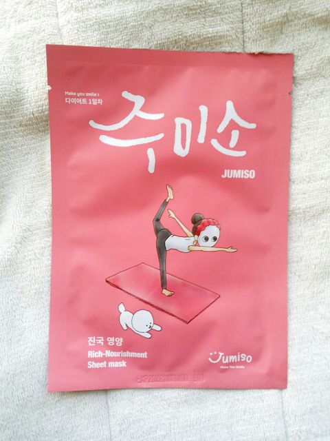 HelloSkin Jumiso, Rich Nourishment Sheet Mask, Maska do twarzy w płachcie, Odżywcza