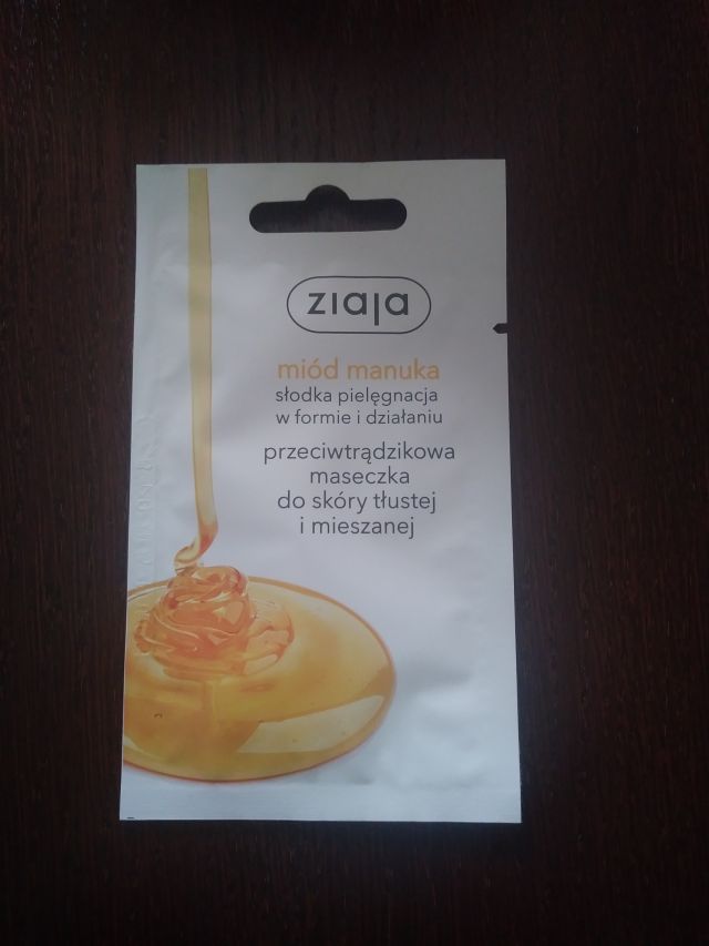 Ziaja Maseczka do twarzy, Miód manuka, Przeciwtrądzikowa, Skóra tłusta i mieszana