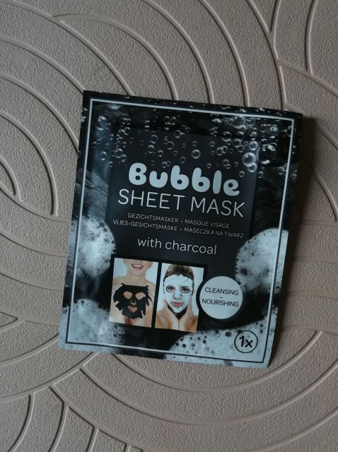 Mascot Europe Bubble Sheet Mask, Maseczka do twarzy, Bąbelkowa, Charcoal