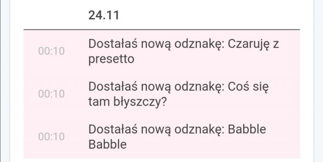 Odznaki DC lista
