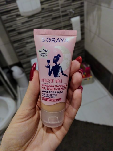 Soraya Sleep Well, Maseczka do twarzy, Glinkowa, Na dobranoc, Wygładzająca 