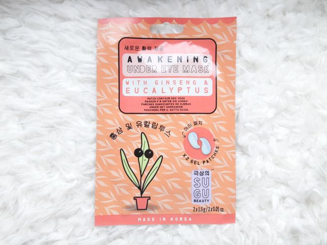 Sugu Maseczka pod oczy, Awakening Under Eye Mask, Ginseng & Eucalyptus