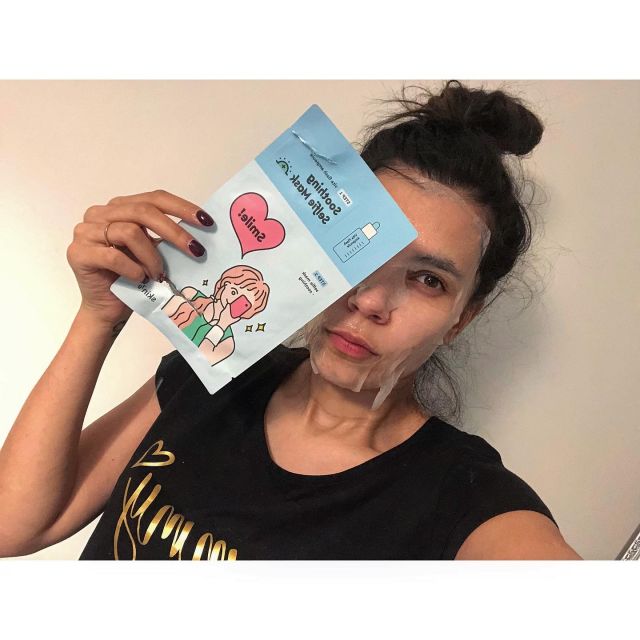 SKIN79 Kojąca maska w płacie SELFIE MASK SOOTHING 2 STEP 