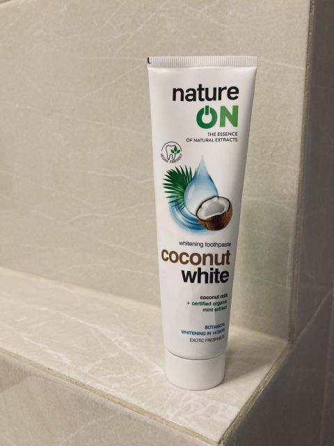 natureON Pasta do zębów, Wybielająca, Coconut White 
